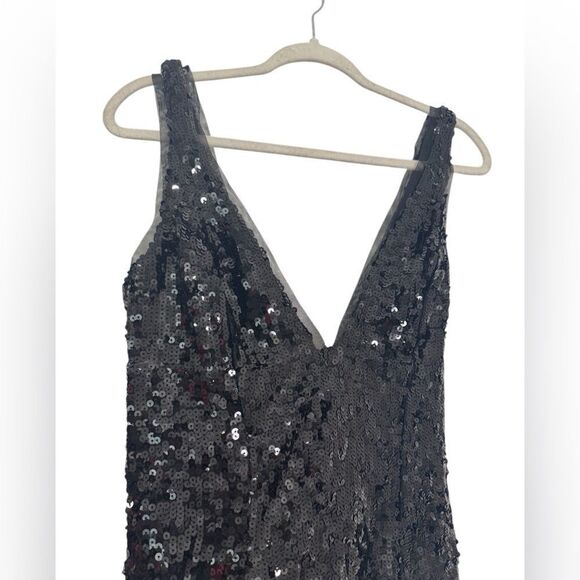 NWT J CREW Collection Sequin midi sheath dress in black - Picture 10 of 10